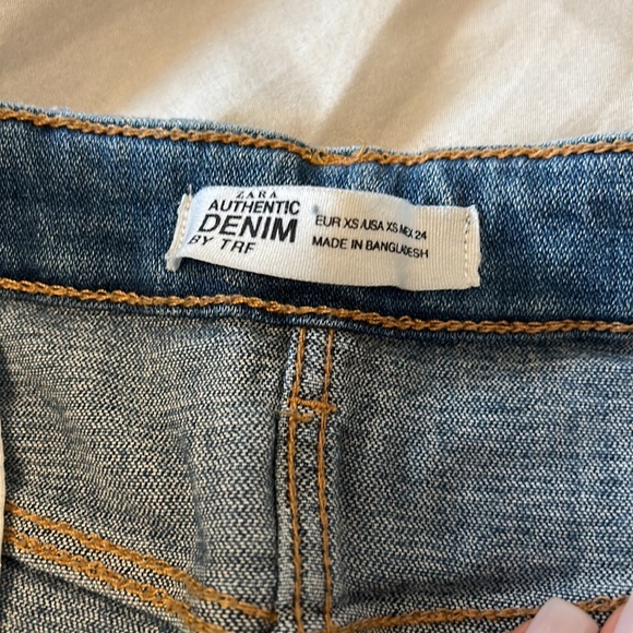 Zara Trafaluc denim skirt, size XS - Picture 5 of 5